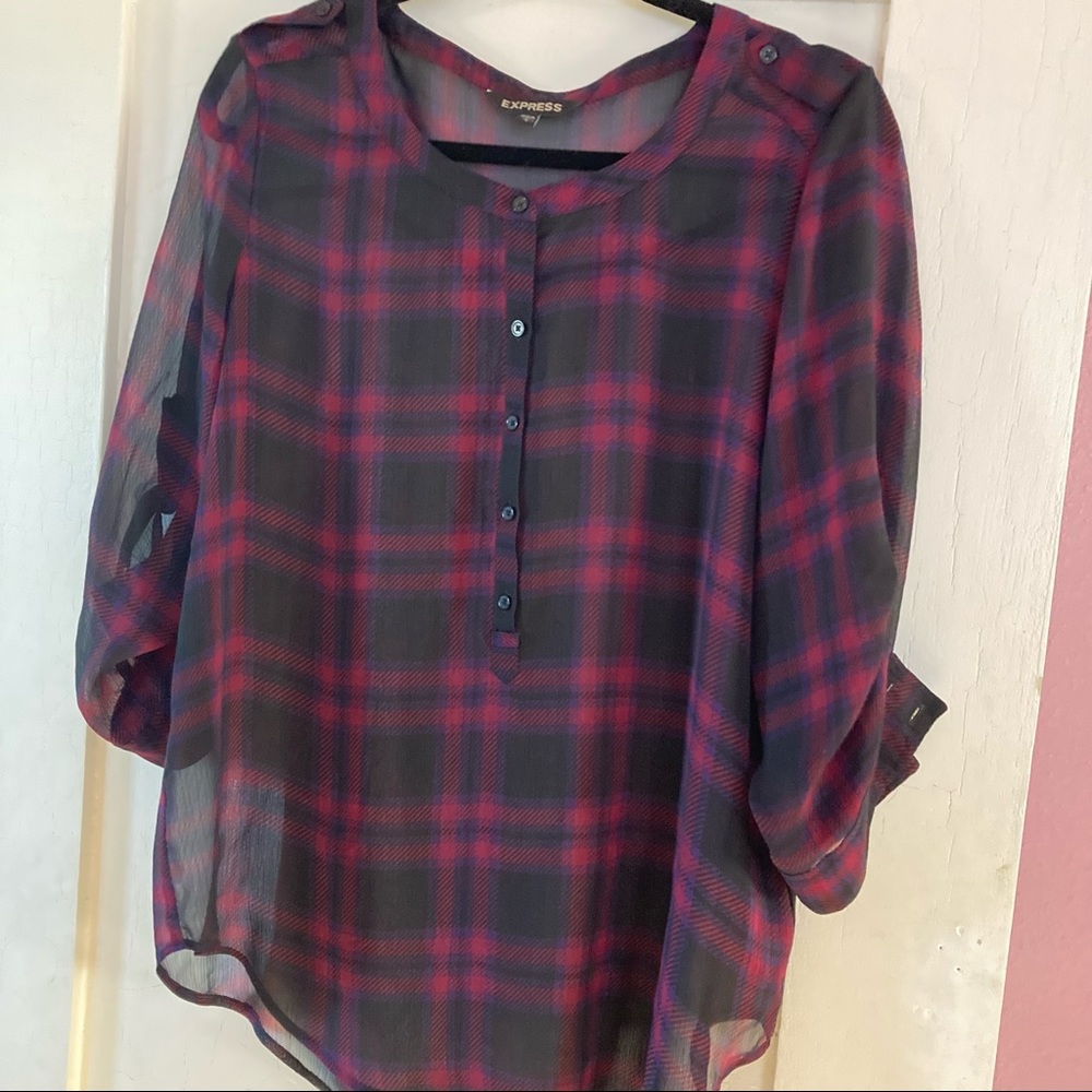 Plaid Top